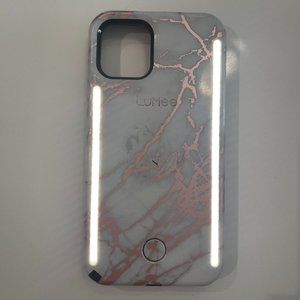 SALE: LuMee Duo Metallic Marble White iPhone 11 Pro